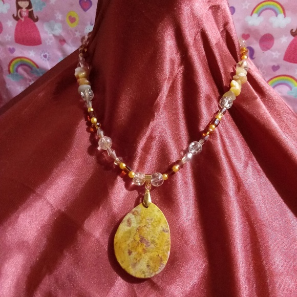 Natural Fossil necklace Sea fossil - Picture 4 of 6